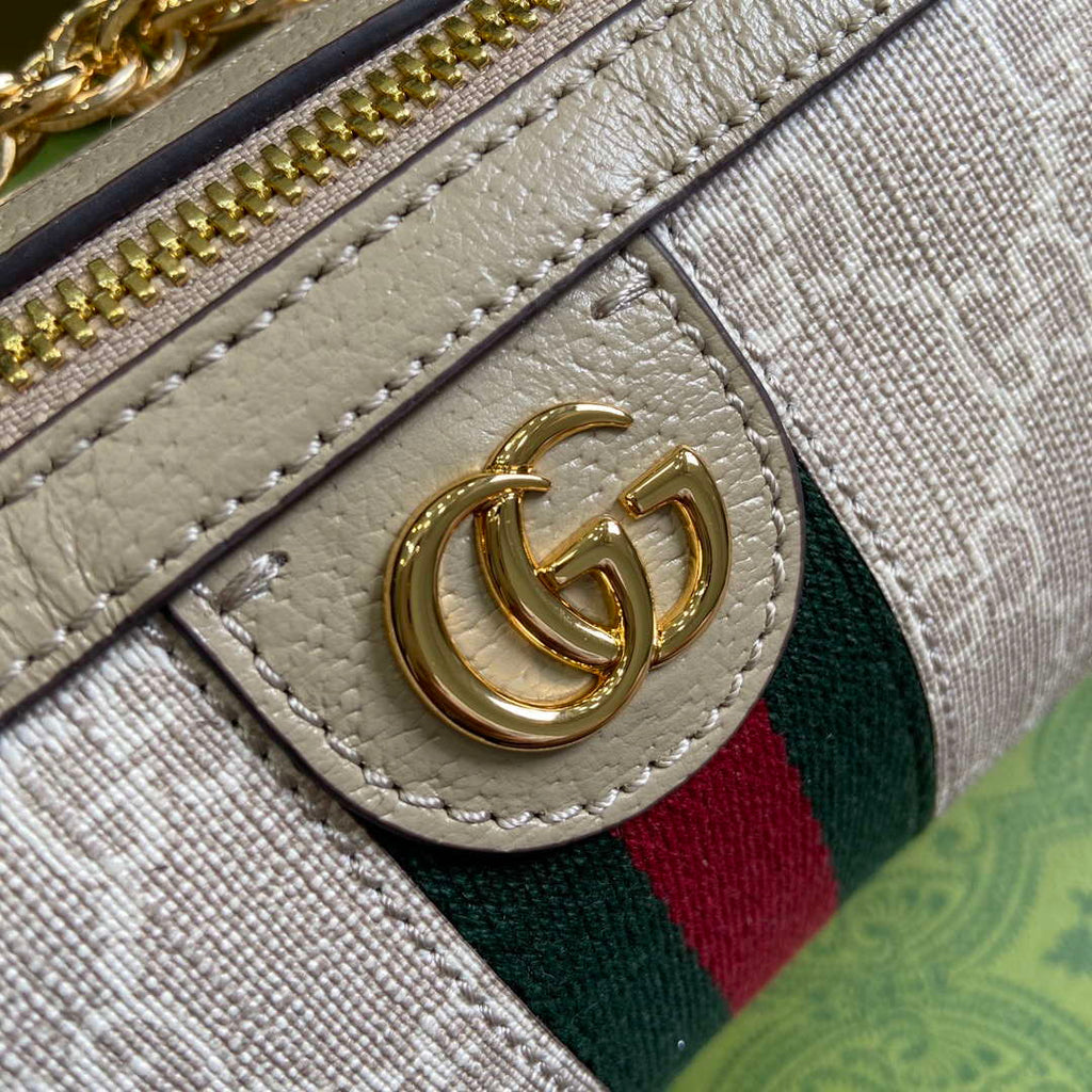 Gucci 795208 Ophidia Mini Shoulder Bag Oatmeal