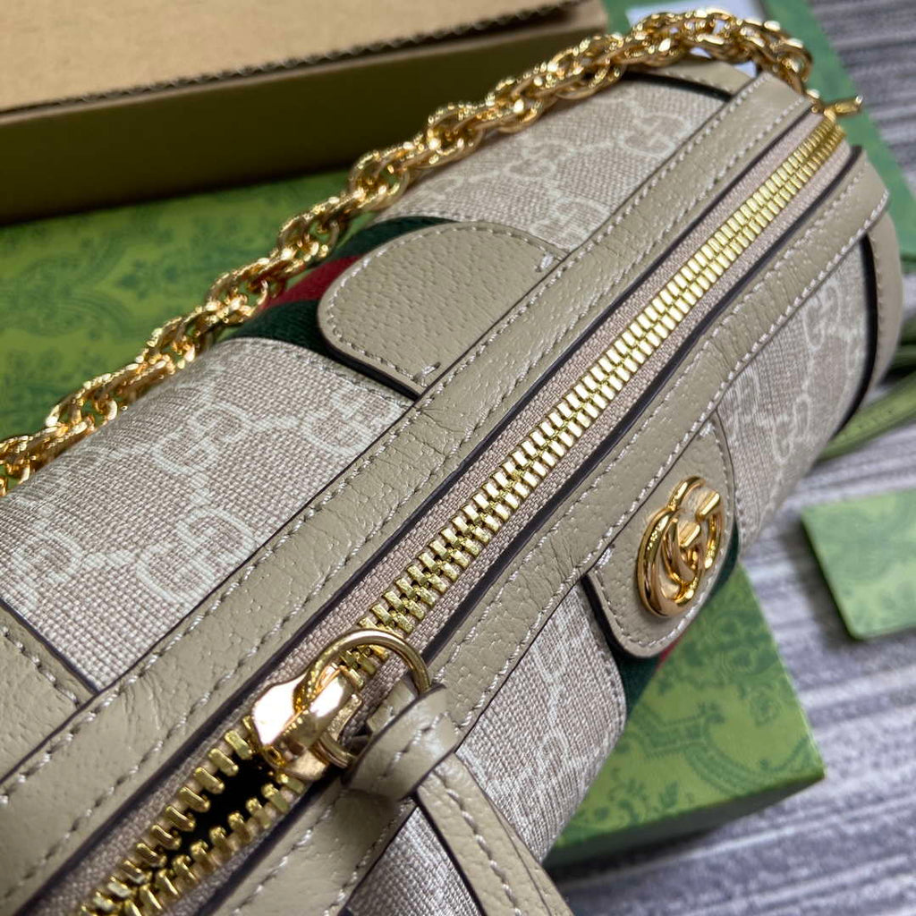 Gucci 795208 Ophidia Mini Shoulder Bag Oatmeal
