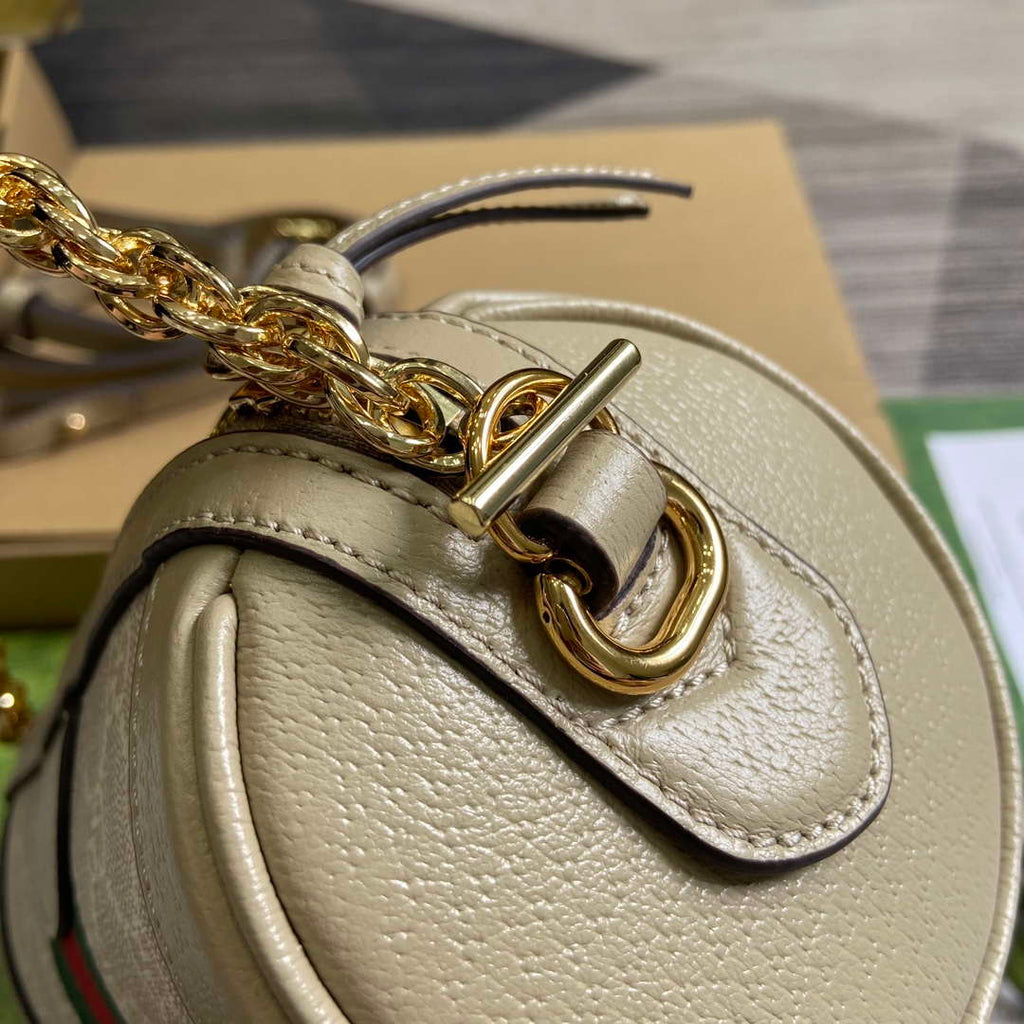 Gucci 795208 Ophidia Mini Shoulder Bag Oatmeal
