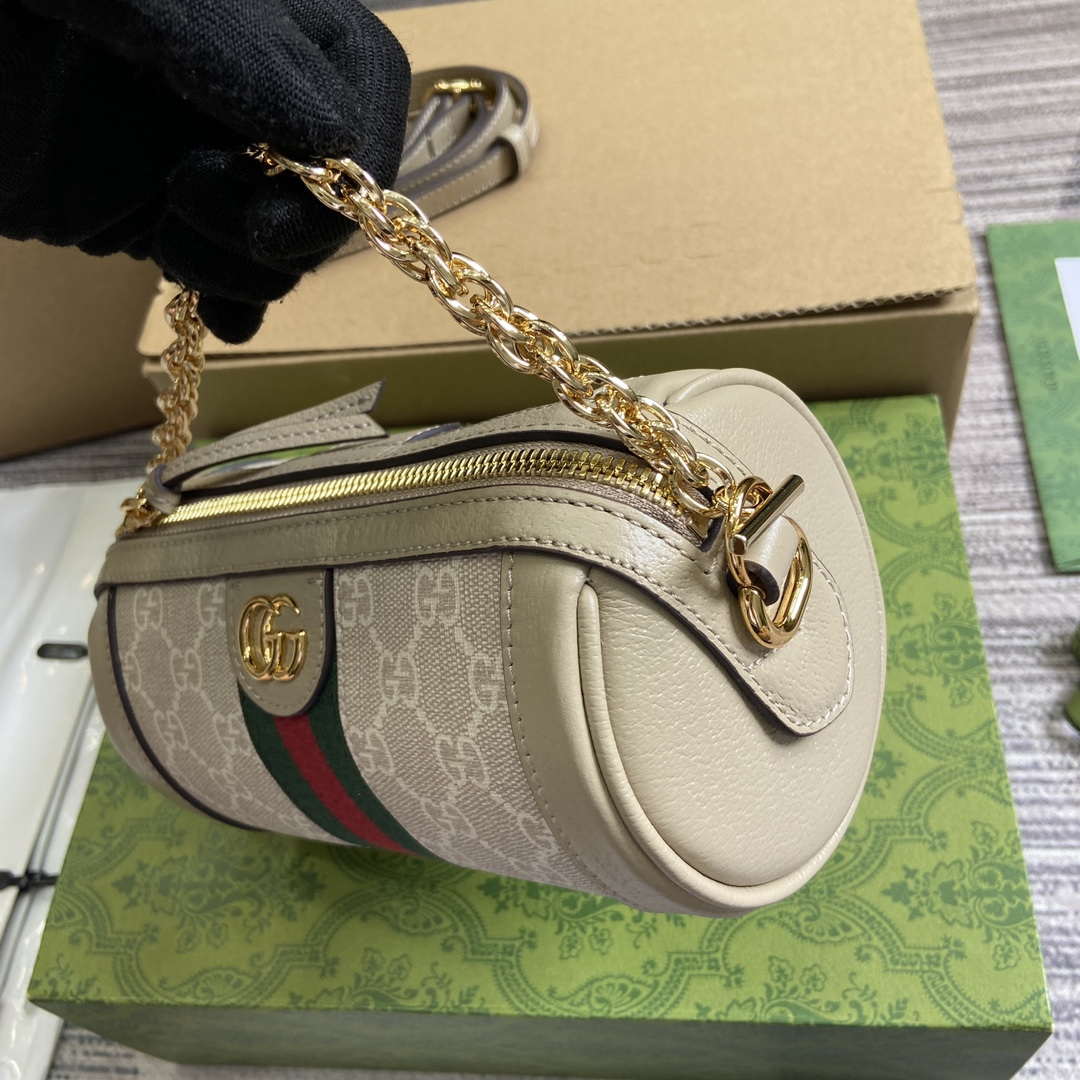 Gucci 795208 Ophidia Mini Shoulder Bag Oatmeal - Default Title - View 8