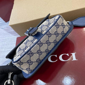 Gucci 795213 GG Super Mini Bag Dark Blue - Default Title - View 5