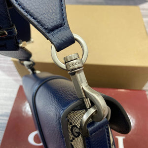 Gucci 795213 GG Super Mini Bag Dark Blue - Default Title - View 7
