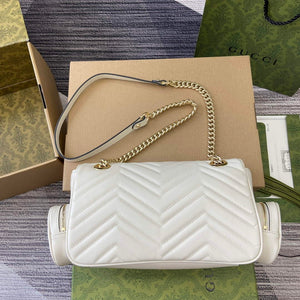 Gucci 795228 GG Marmont Small Multi Pocket Bag White - Default Title - View 2
