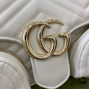 Gucci 795228 GG Marmont Small Multi Pocket Bag White - Default Title - View 5