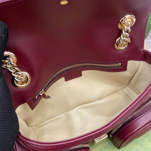 Gucci 795228 GG Marmont Small Multi Pocket Bag Wine red - Default Title - View 9
