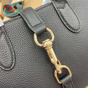 Gucci 795349 Small Tote Bag With Hook Closure Black - Default Title - View 5