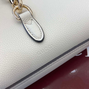Gucci 795349 Small Tote Bag With Hook Closure Ivory - Default Title - View 10