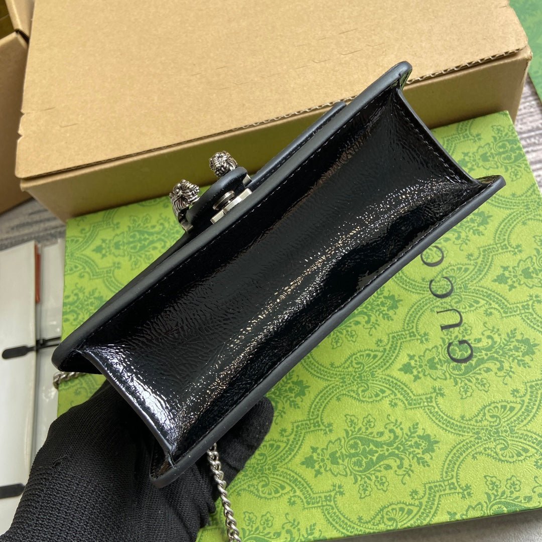 Gucci 795368 Dionysus super mini bag Black - Default Title - View 7