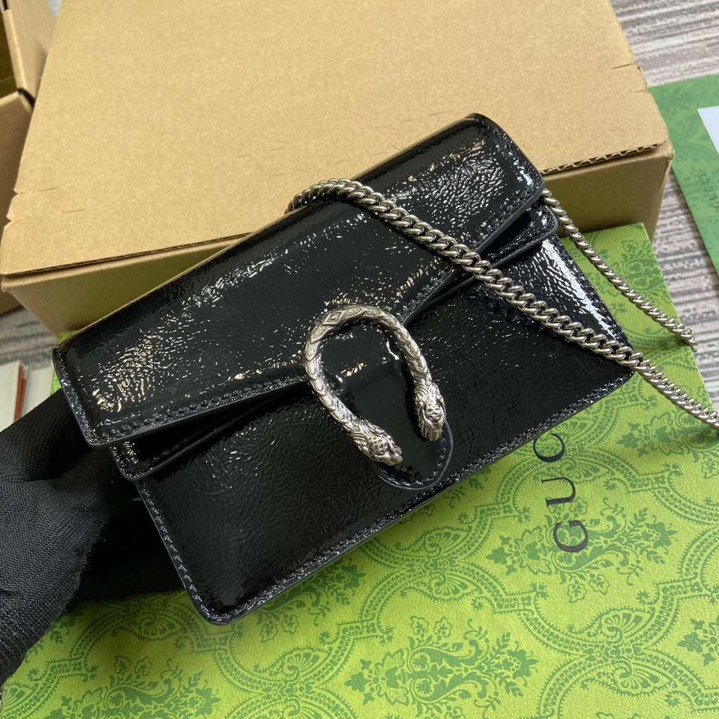 Gucci 795368 Dionysus super mini bag Black