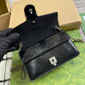 Gucci 795368 Dionysus super mini bag Black - Default Title - View 11