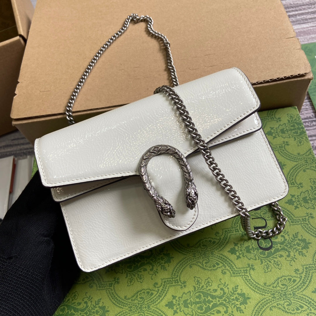 Gucci 795368 Dionysus super mini bag Light Gray - Default Title - View 7
