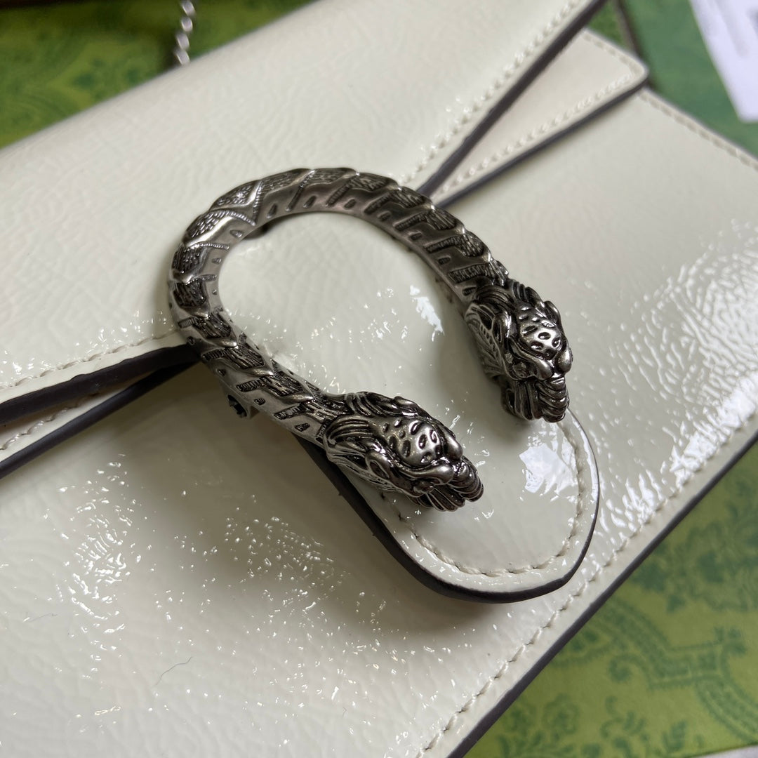 Gucci 795368 Dionysus super mini bag Light Gray