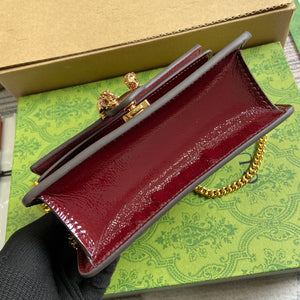 Gucci 7953680AAA86207 Dionysus super mini bag Wine Red - Default Title - View 3