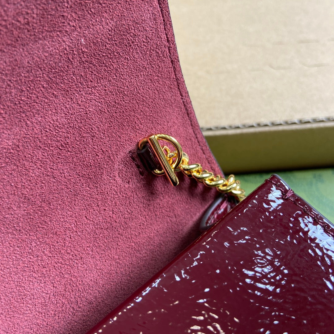 Gucci 7953680AAA86207 Dionysus super mini bag Wine Red - Default Title - View 5