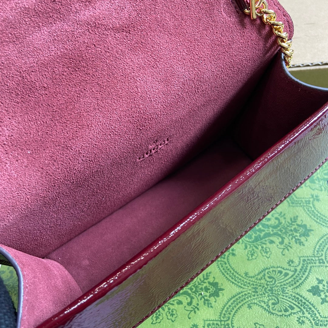 Gucci 7953680AAA86207 Dionysus super mini bag Wine Red - Default Title - View 6