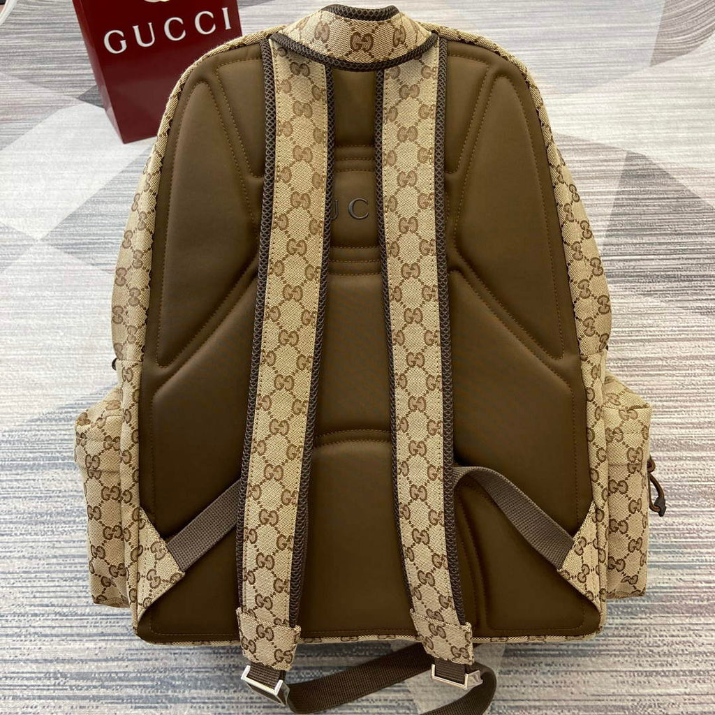 Gucci 800182 Large Backpack With Gucci Bag Brown