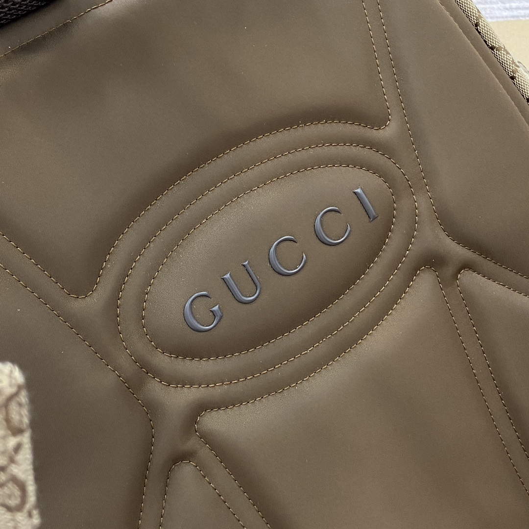 Gucci 800182 Large Backpack With Gucci Bag Brown - Default Title - View 4