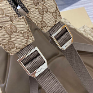 Gucci 800182 Large Backpack With Gucci Bag Brown - Default Title - View 5