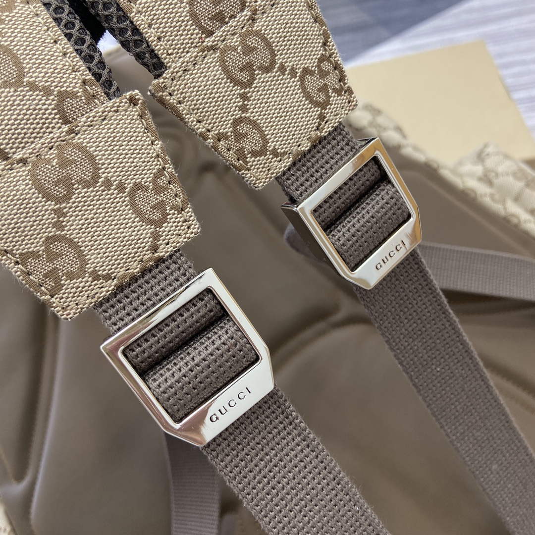 Gucci 800182 Large Backpack With Gucci Bag Brown