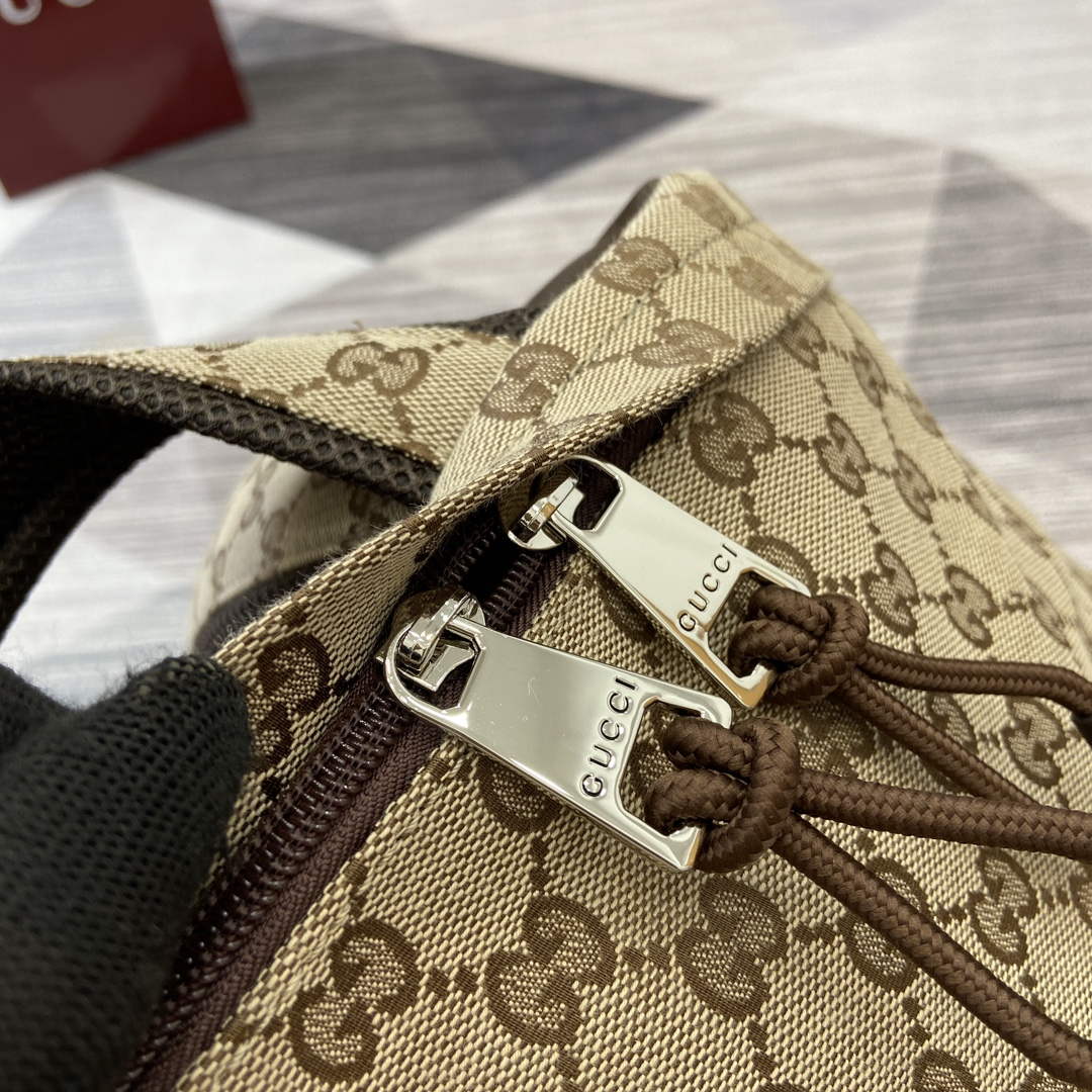 Gucci 800182 Large Backpack With Gucci Bag Brown - Default Title - View 7