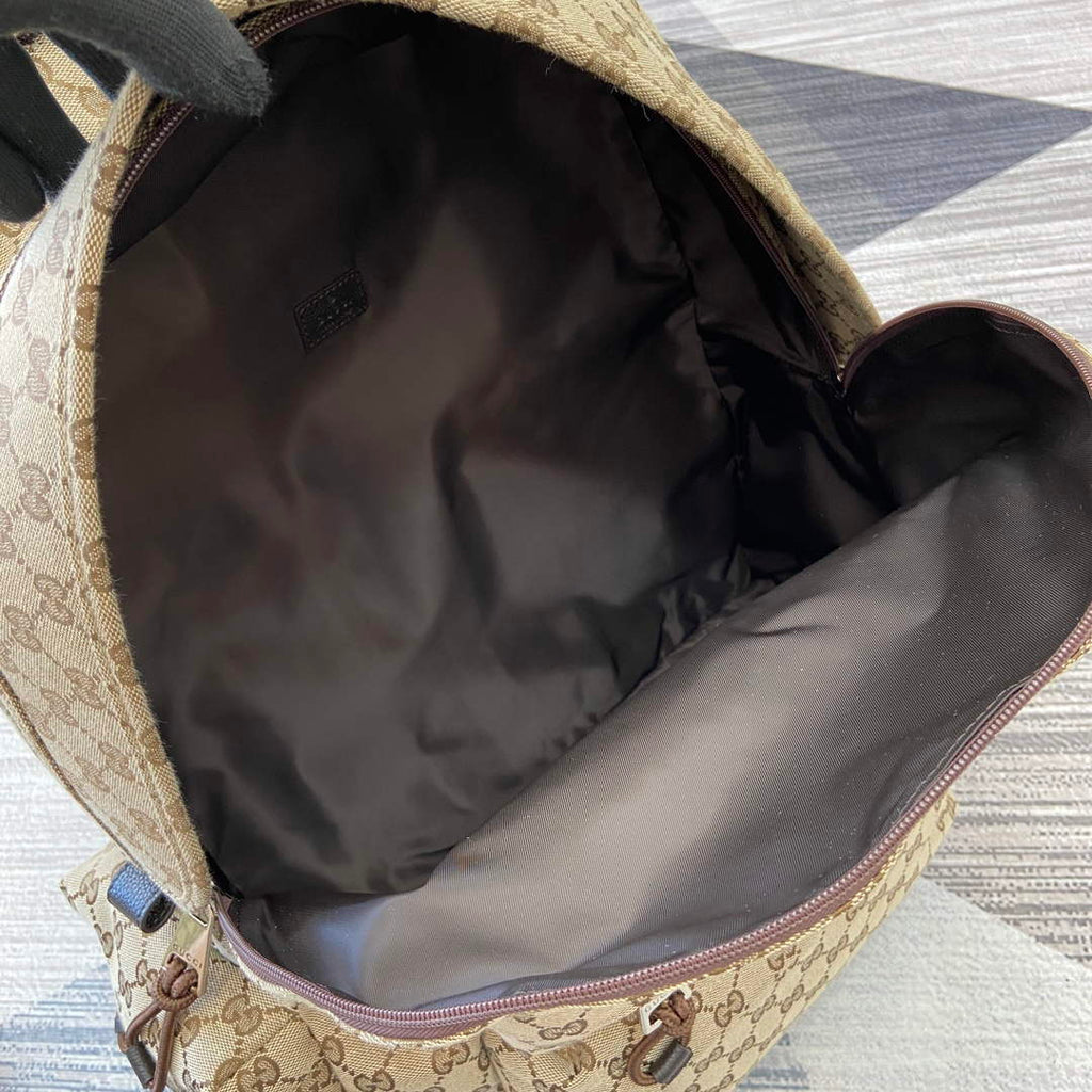 Gucci 800182 Large Backpack With Gucci Bag Brown