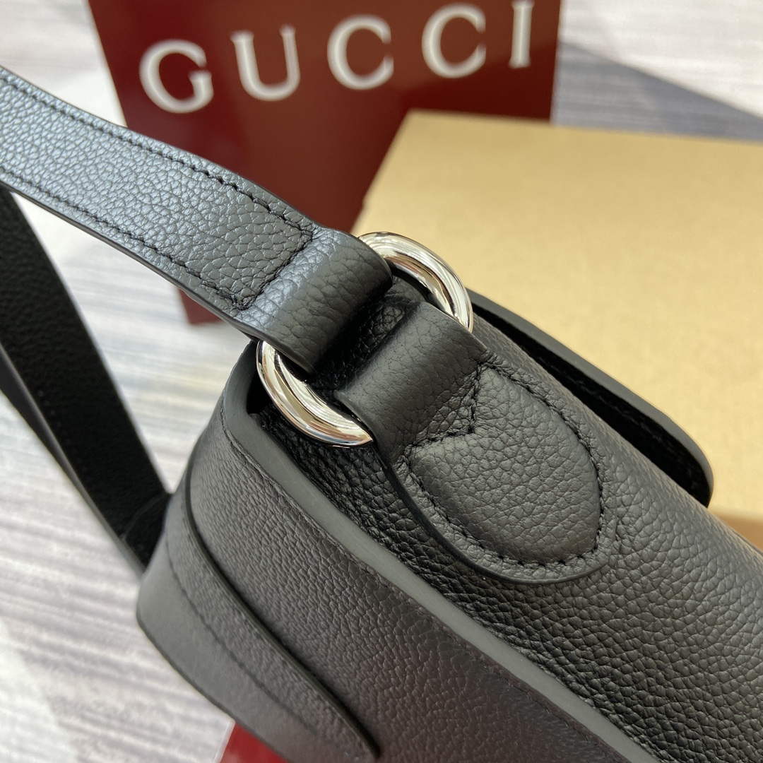 Gucci 800312 Super Mini Crossbody Bag Black - Default Title - View 5