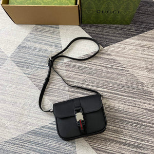 Gucci 800313 Super Mini Shoulder Bag Black - Default Title - View 4