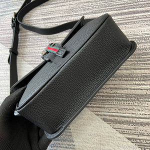 Gucci 800313 Super Mini Shoulder Bag Black - Default Title - View 6