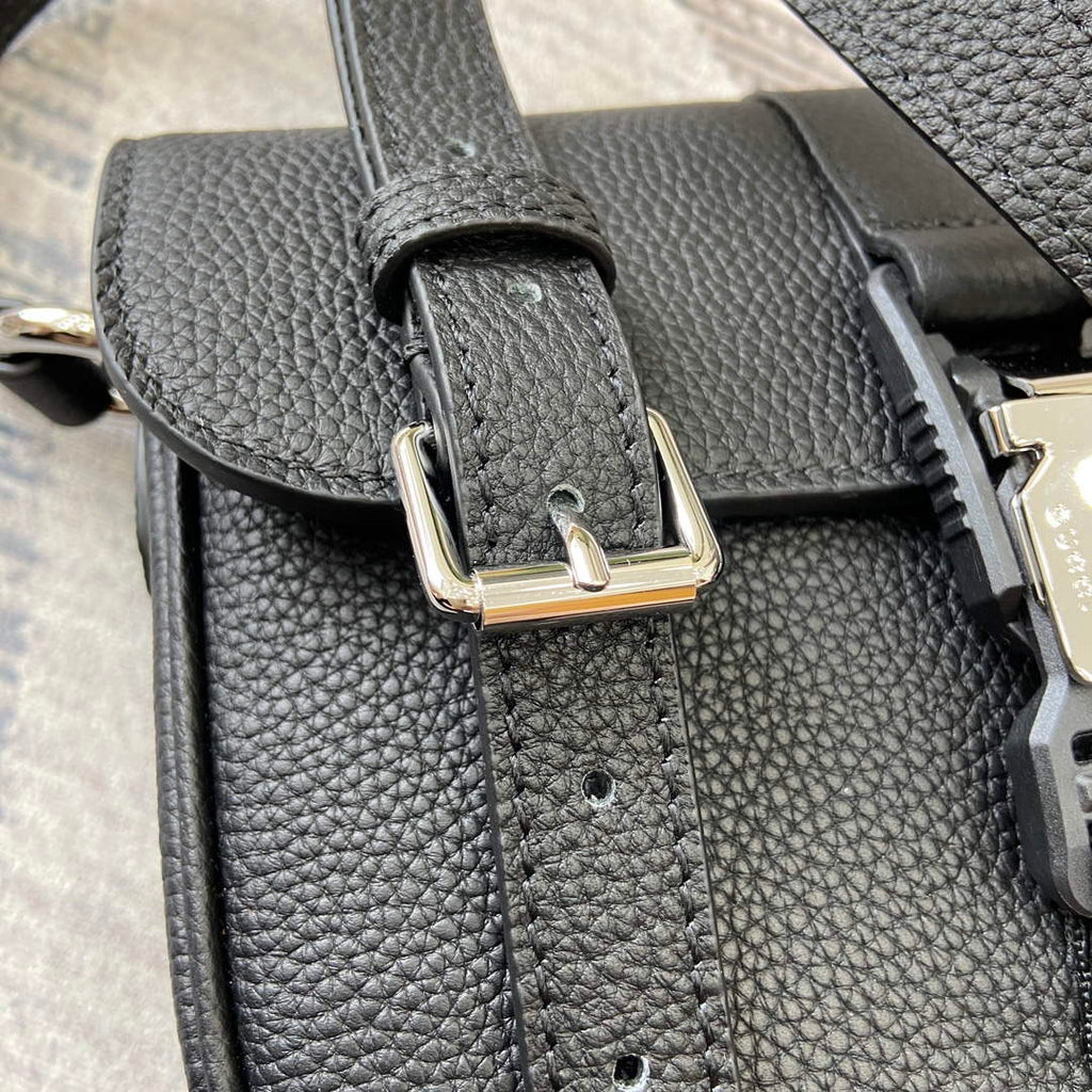 Gucci 800313 Super Mini Shoulder Bag Black