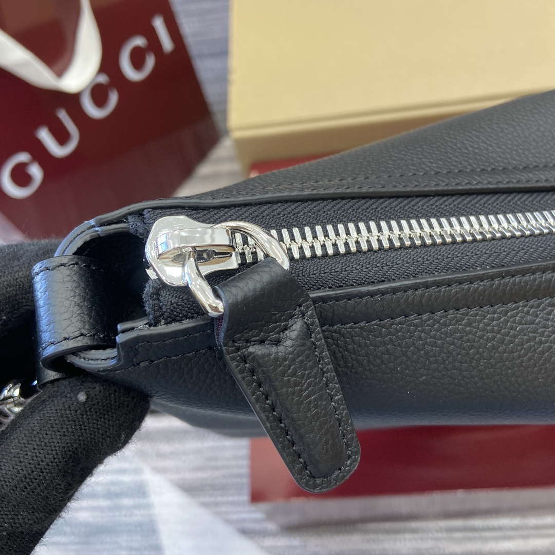 Gucci 801887 Gucci B Small Crossbody Bag Black - Default Title - View 7
