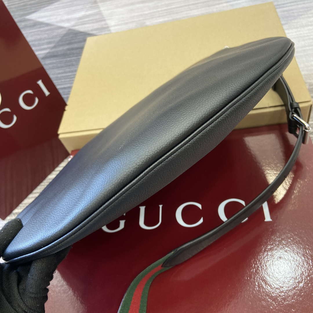 Gucci 801887 Gucci B Small Crossbody Bag Black - Default Title - View 8