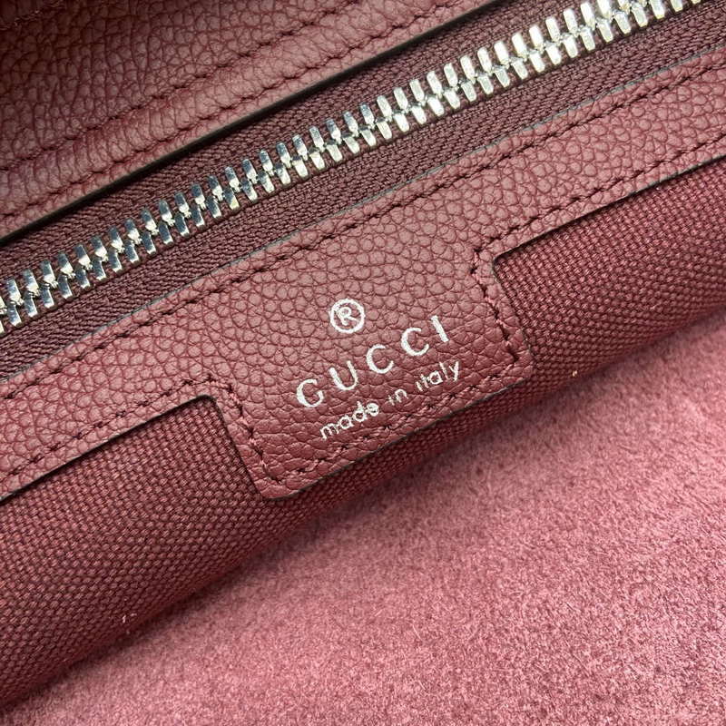 Gucci 801887 Gucci B Small Crossbody Bag Wine red - Default Title - View 9