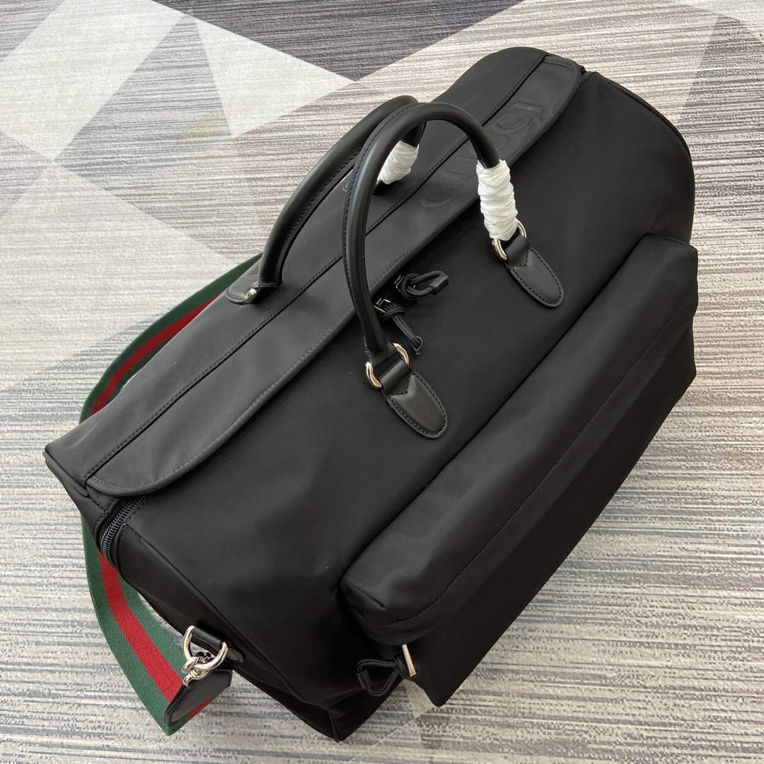 Gucci 802094 Large Duffle Bag Black - Default Title - View 3