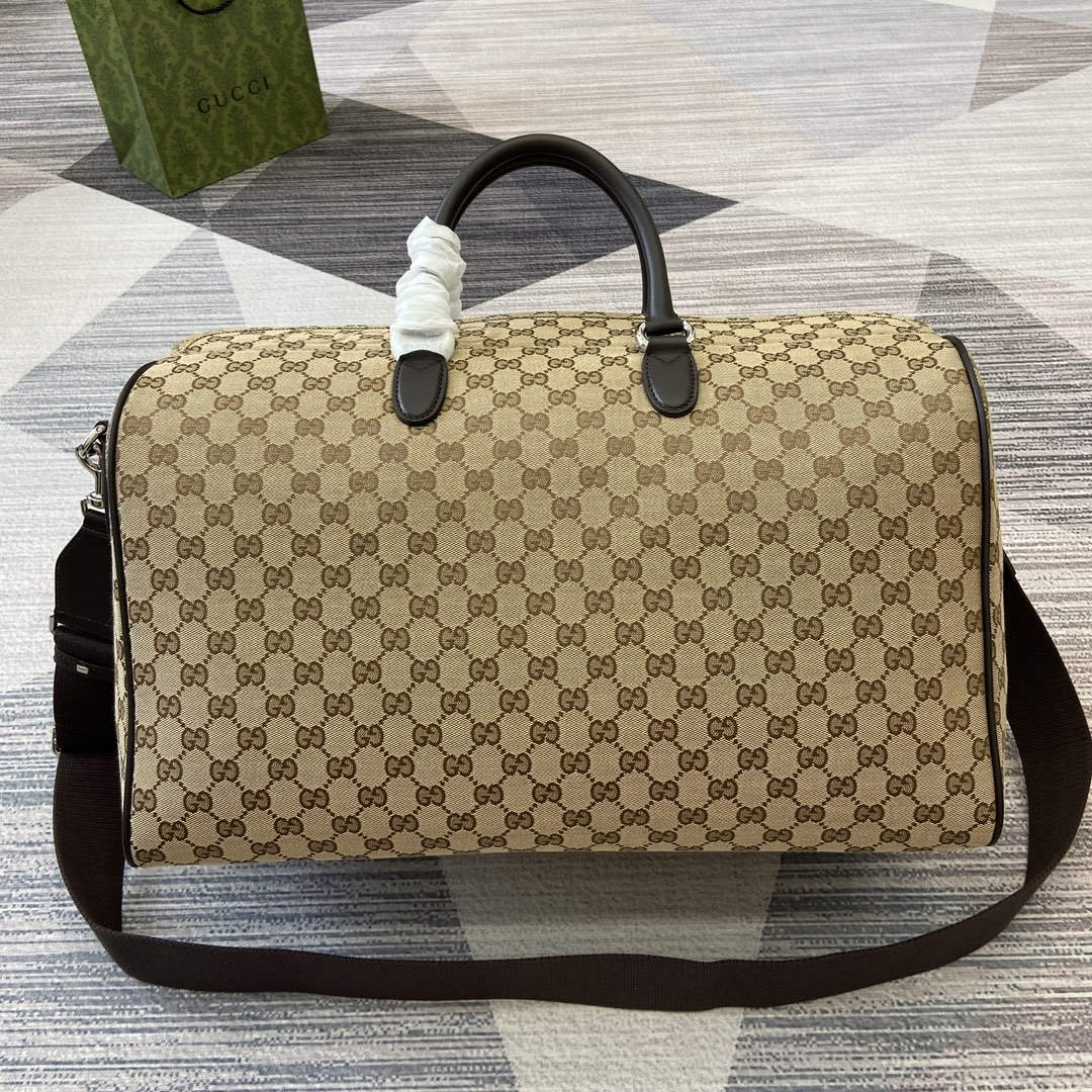 Gucci 802095 Medium GG Duffle Bag Brown - Default Title - View 2