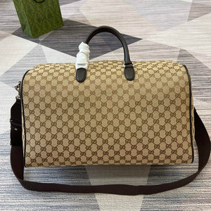 Gucci 802095 Medium GG Duffle Bag Brown - Default Title - View 2
