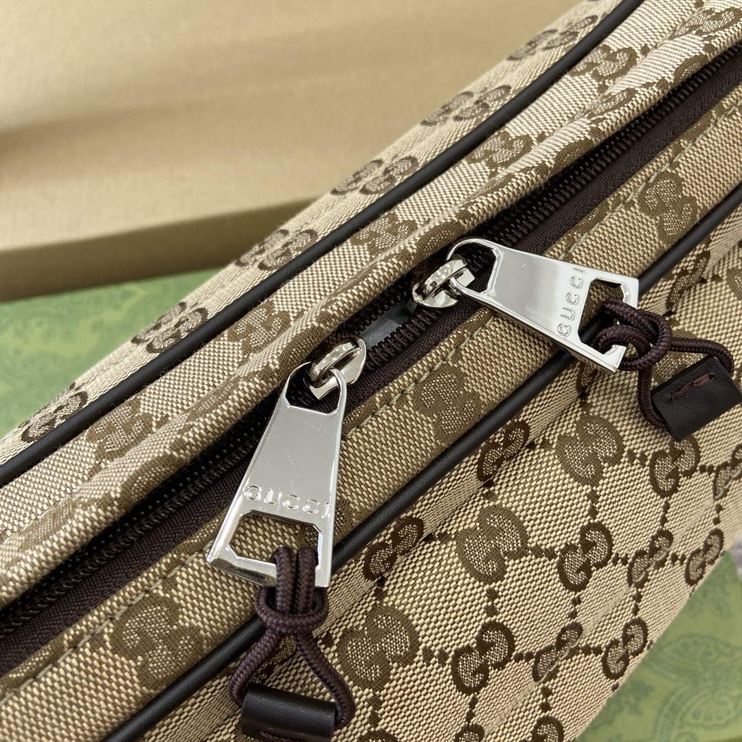 Gucci 802096 Small GG Crossbody Bag Brown