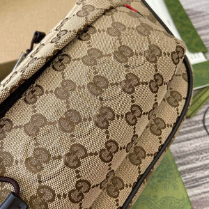 Gucci 802096 Small GG Crossbody Bag Brown - Default Title - View 7