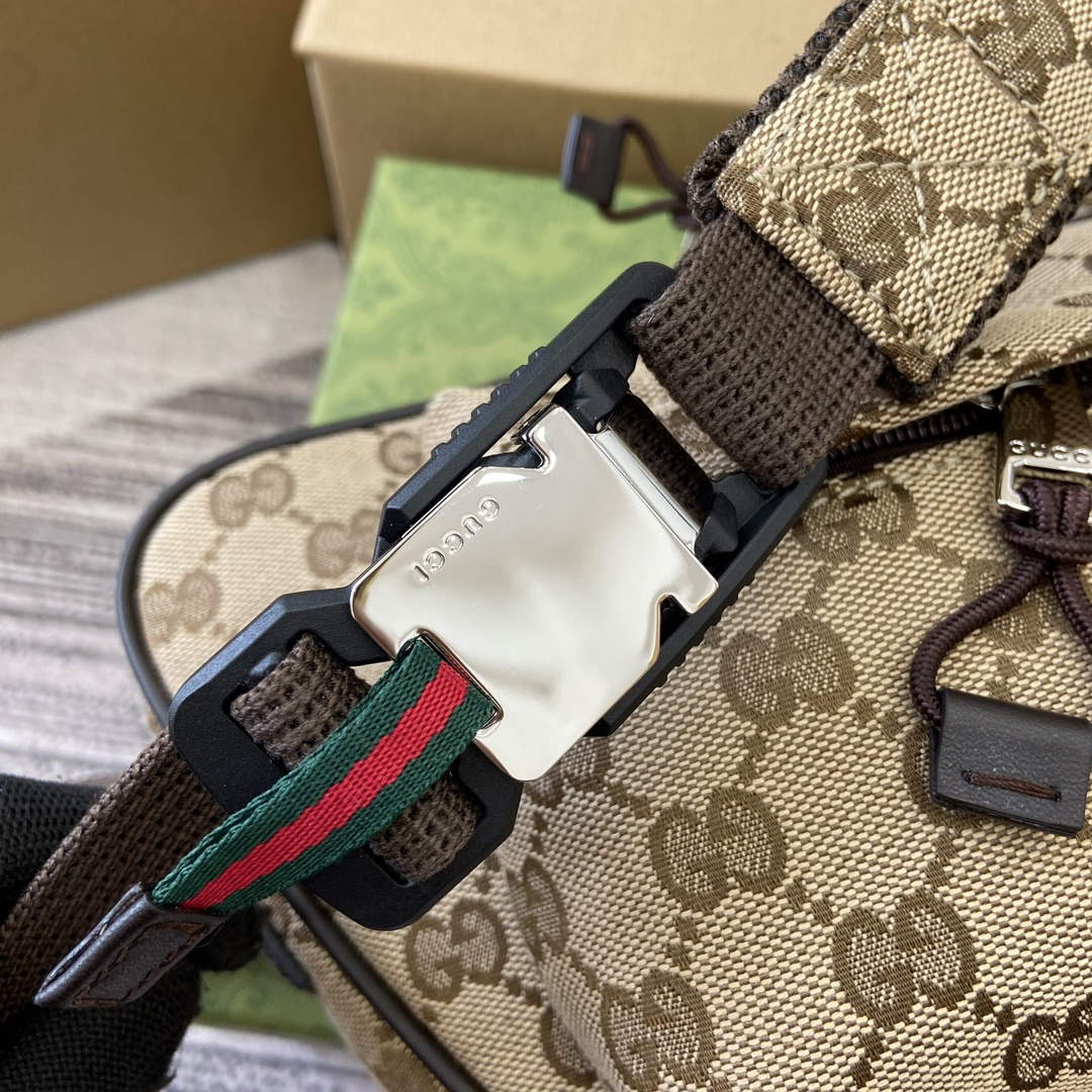 Gucci 802096 Small GG Crossbody Bag Brown - Default Title - View 8
