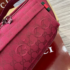 Gucci 802096 Small GG Crossbody Bag Red - Default Title - View 5