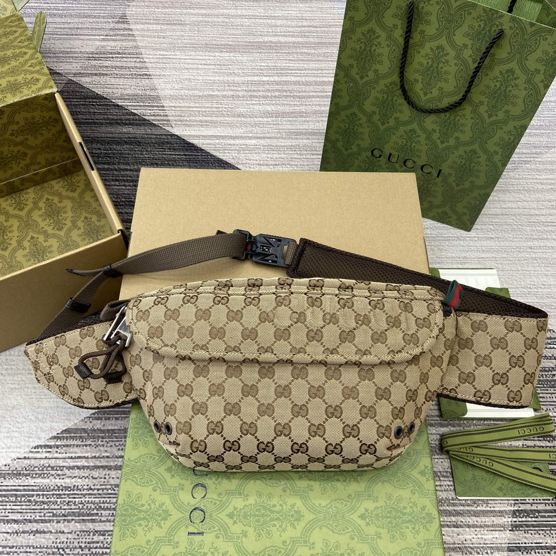 Gucci 804262 Small GG Belt Bag Brown - Default Title - View 1