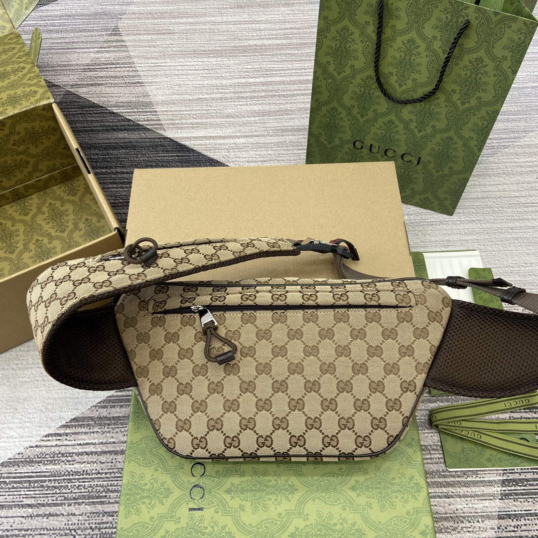 Gucci 804262 Small GG Belt Bag Brown