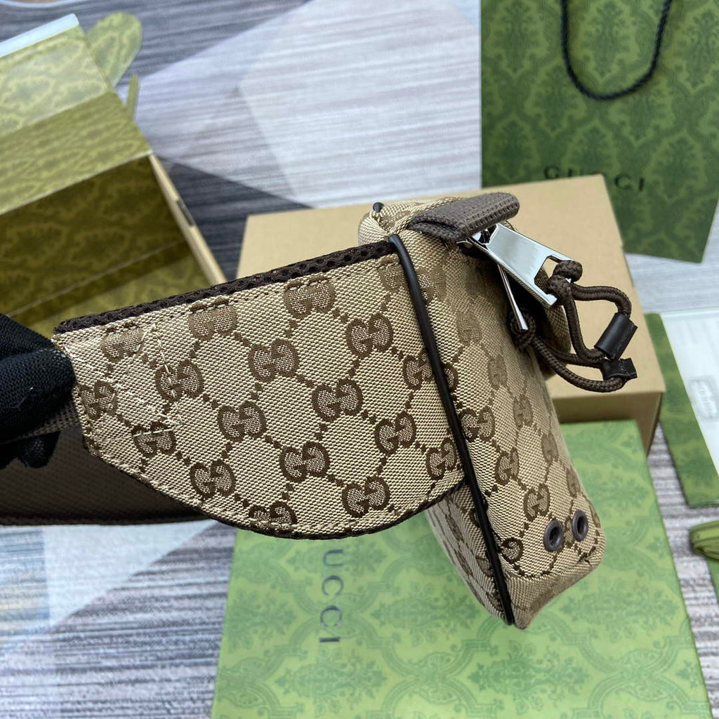Gucci 804262 Small GG Belt Bag Brown