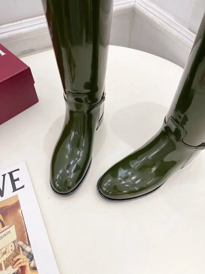 Gucci 805312 Women Boots with slim Horsebit  G77387