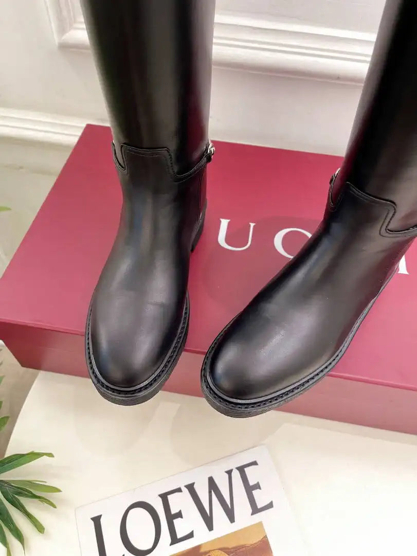 Gucci 805312 Women Boots with slim Horsebit  G77392