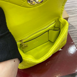 Gucci 806017 GG Milano Mini Top Handle Bag Emerald Green GG puffy leather - Default Title - View 4