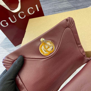 Gucci 806017 GG Milano Mini Top Handle Bag Red puffy leather - Default Title - View 10