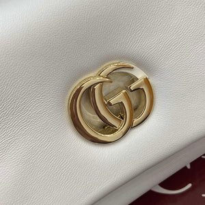 Gucci 806017 GG Milano Mini Top Handle Bag White puffy leather - Default Title - View 6