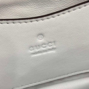 Gucci 806017 GG Milano Mini Top Handle Bag White puffy quilted leather - Default Title - View 12