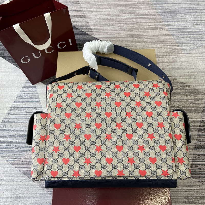 Gucci 811491 Large Changing Bag Dark blue - Default Title - View 1