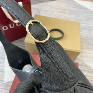 Gucci 813650 Jackie Large Shoulder Bag Black - Default Title - View 4